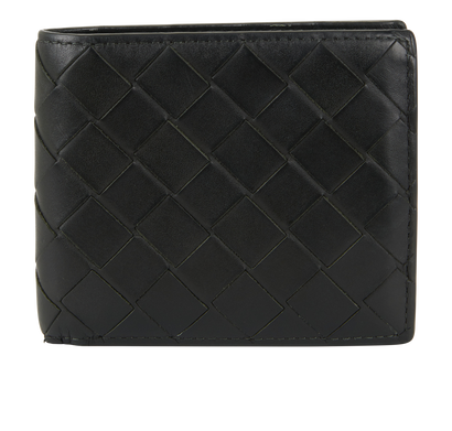 Bottega Veneta Intrecciato Bi-Fold Wallet, front view